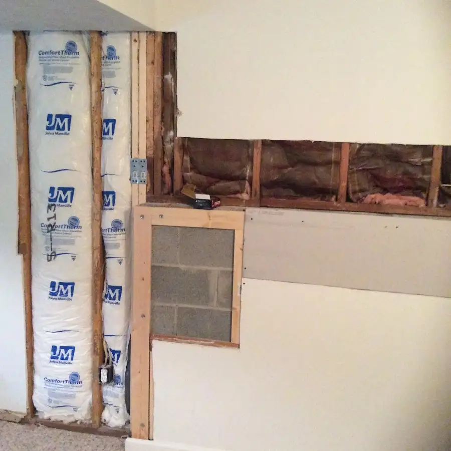 Wall insulation replacement during Structural Drying in Apollo Beach